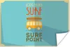 MuchoWow® Poster Illustration "Surf Point" mit blauem Produktbild-Vorschau 1