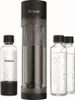 SODAPOP Wassersprudler Logan matt schwarz, 1x 850ml + 1x Produktbild-Vorschau 1