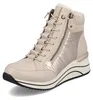 Dámska členková obuv Remonte D0T72-60 beige combi 40 Náhľad obrázku produktu 9