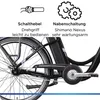 Zündapp Green 3.7 E Bike 26 Zoll schwarz/blau Produktbild-Vorschau 8