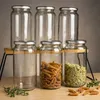 6er-Set 1-Liter-Einmachgläser mit Deckel – Vorratsgläser, Produktbild-Vorschau 2