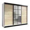 Oravelle 200 cm Weiß / Sonoma 2, 3-türiger Kleiderschrank Produktbild-Vorschau 1