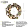 Deko Kranz Ostern 30cm Natur Frühling Türkranz Gesteck Eier Produktbild-Vorschau 2