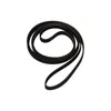 A black drive belt coiled on a white background. Produktbild-Vorschau