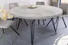 riess-ambiente Runder Esstisch SCORPION 120cm grau Mango Produktbild-Vorschau 2