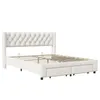 Fortuna Lai Polsterbett 160x200 cm, gepolstertes Doppelbett Produktbild-Vorschau 4