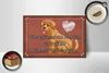 Holzschild Spruch 18x12cm Hundeküsse Kummer und Sorgen Produktbild-Vorschau 2