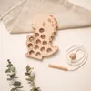 Gioco da infilare in legno Dino come giocattolo da infilare Anteprima dell’immagine prodotto 5