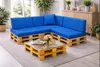 Setgarden Large Palettenkissen 8er Set Outdoor 120x60x10cm Produktbild-Vorschau 2