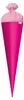 Bastel-Schultüte groß pink - 70 cm rund - extra stabil Produktbild-Vorschau 1