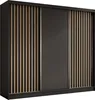 Masseno Schiebetürenschrank LAMELLO 240 cm Kleiderschrank Produktbild-Vorschau 1