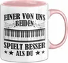 Klavier Tasse Geschenk Spruch Für Bass-Spieler Einer Von Produktbild-Vorschau 1
