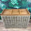 VAN DER LEEDEN Raumtrenner Rattan XL groß 100 x 45 x 82 cm Produktbild-Vorschau 4