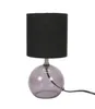 Tischlampe mit schwarzem Lampenschirm, Lampenfuß Produktbild-Vorschau 1
