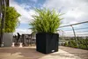 Kvetináč LECHUZA CUBE Cottage 40 grafitovo čierny | Náhľad obrázku produktu 3