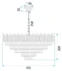 Toolight Hanglamp Met Kristallen G063-cp 50cm Black Productafbeelding-voorbeeld 7