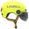 Livall L23 Gelber Fahrradhelm mit Schutzvisier, LED/SOS Produktbild-Vorschau 8