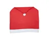 A red and white Santa hat-shaped chair cover. Produktbild-Vorschau