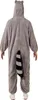 A person wearing a raccoon costume, shown from the back. Produktbild-Vorschau
