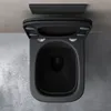 doporro WC Suspendu Gris Noir Mat Cuvette Céramique Voir les images du produit 3