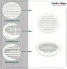 KOTARBAU® Lüftungsgitter 125 mm Rund Flansch Weiß Belüftung Produktbild-Vorschau 3