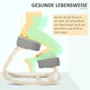 Stolička Vinsetto, ergonomická stolička, čalúnená stolička, Náhľad obrázku produktu 6