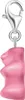 A pink gummy bear charm with a silver clasp. Anteprima dell’immagine prodotto
