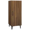 vidaXL Sideboard brun aspect chêne 34,5x34x90 cm Bois Voir les images du produit 3