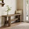 Banco in legno massello lungo 150 cm, ideale come banco Anteprima dell’immagine prodotto 6