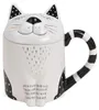Große Teetasse mit Deckel Katze Meow-Design Produktbild-Vorschau 1