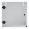 Nachttisch mit Glastür Weiß 35x37x35 cm Produktbild-Vorschau 6