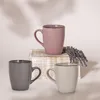 Set di 6 tazze da caffè in gres monocromatico moderno e Anteprima dell’immagine prodotto 4