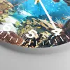 Wanduhr - Rund - Glasuhr - Ozean Riff Fische Koralle - Produktbild-Vorschau 5