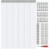 VEVOR Streifenvorhang, 213,4 cm Höhe x 96,5 cm Breite, 0,2 Produktbild-Vorschau 1