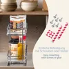 ONVAYA® Gewürzregal ausziehbar | Doppelkorb | Gewürzständer Produktbild-Vorschau 4