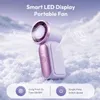 Mini Ventilator mit 6 Stufen, LED Display USB-C, 3000mAh Produktbild-Vorschau 2