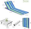 KOMFOTTEU Set da 2 tappetini da spiaggia con tavolino, Anteprima dell’immagine prodotto 4