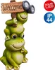 Näve Leuchten LED Solarleuchte "FROSCH" H: 45 cm LED Produktbild-Vorschau 2