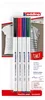 Edding Textilstift 4600 1 mm 4er-Set basic colours Produktbild-Vorschau 2