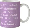 Mr. & Mrs. Panda Kaffeebecher Spruch 54. Geburtstag - Produktbild-Vorschau 1