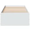 Bettgestell Weiß 75x190 cm Holzwerkstoff Produktbild-Vorschau 4