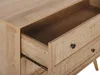 BELIANI Kommode Heller Holzfarbton Rattan Faserplatte Produktbild-Vorschau 8
