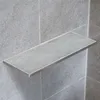 Dalsys Befliesbare Duschablage Ecke 400mm x 150mm Silber Produktbild-Vorschau 1