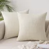 Kissenbezüge, 4er Set Kordsamt Kissenbezug Beige 40x40cm, Produktbild-Vorschau 3