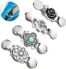 4 Stück Vintage Pullover Schal Clips Retro Cardigan Kragen Produktbild-Vorschau 2