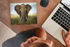 MuchoWow® Mauspad Mousepad Elefant - Natur - Gras - Tiere - Produktbild-Vorschau 3