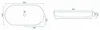 Rea Aufsatzwaschbecken Cleo 81 Oval White Produktbild-Vorschau 7
