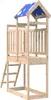 vidaXL Hrací věž hnědá 52,5 x 110,5 x 215 cm Borovicový Náhled obrázku produktu 7