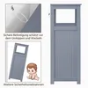 Drewniana szafka łazienkowa Yaheetech z 3 szufladami i Podgląd zdjęcia produktu 7