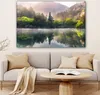 MuchoWow® - Leinwandbilder - Natur - Bäume - Berge - See - Produktbild-Vorschau 6